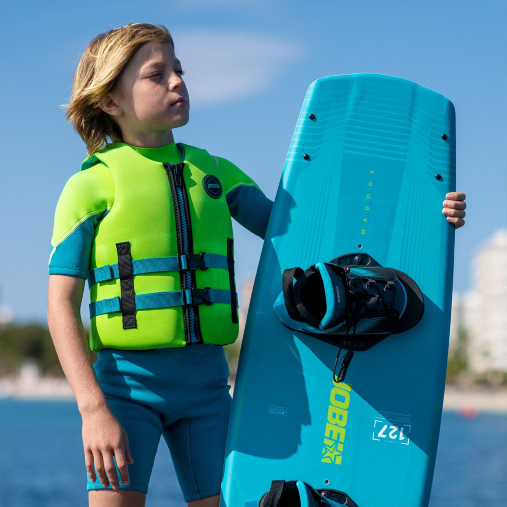 Jobe Neoprene Life Vest Lime Green – Schwimmweste Für Jetski, Boot & Wassersport, Neopren